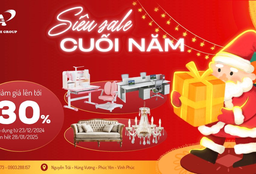 sale cuối năm lên tới 30 %